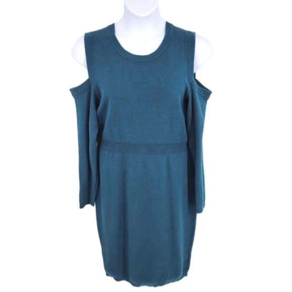 Torrid Dress Knit Blue Long Sleeved Cut Out Knee Length Womens Size 2X NWT - Picture 13 of 13